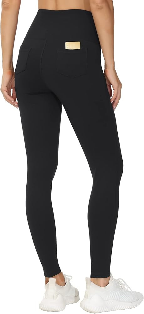 THE GYM PEOPLE Women's Casual Yoga Leggings High Waisted Tummy Control Workout Pants with 4 Pocke... | Amazon (US)