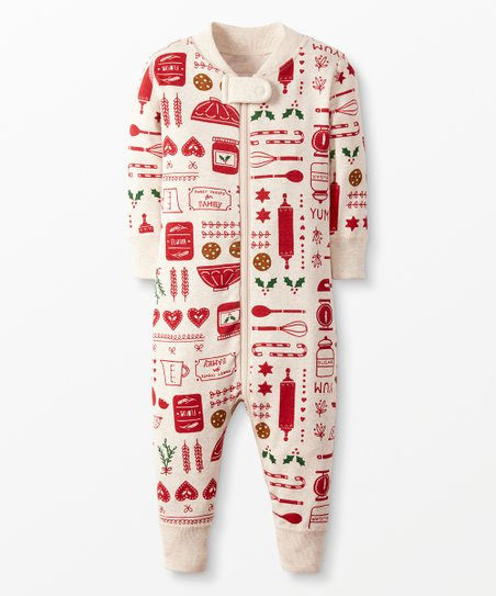 Light Pink & Red Get Baking Organic Cotton Sleeper | Zulily