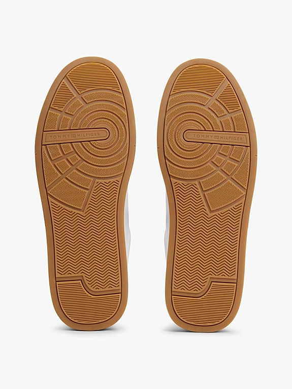 Contrast Heel Court Trainers | Tommy Hilfiger UK