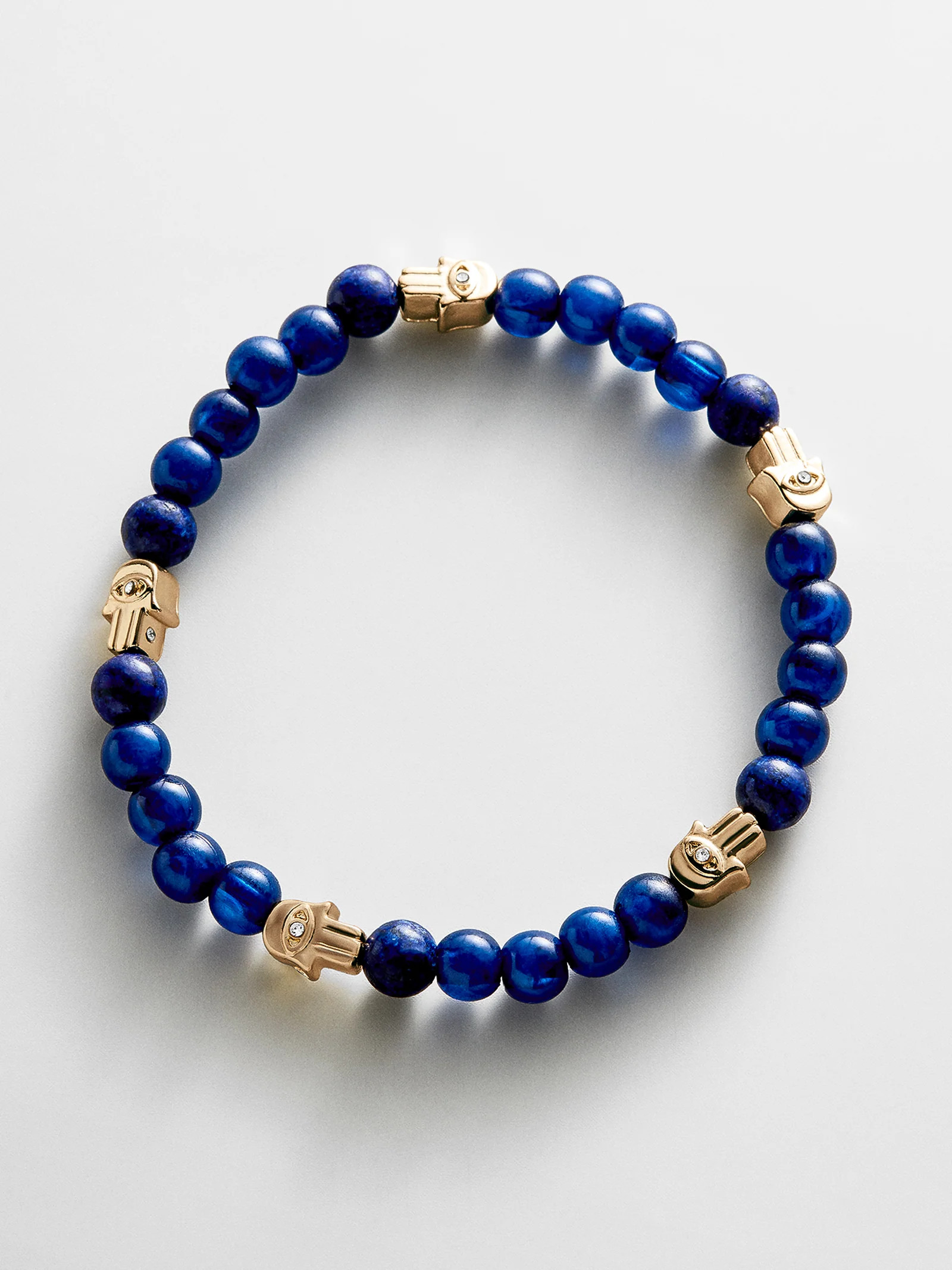 Peace of Mind Semi-Precious Bracelet - Hamsa | BaubleBar