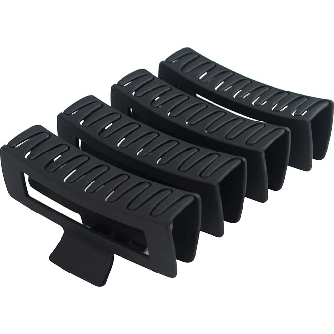 4 Pack Extra Large Hair Claw Clips for Women, 5'' Hair Clips for Thick and Long Hair, 90's Non-sl... | Amazon (US)