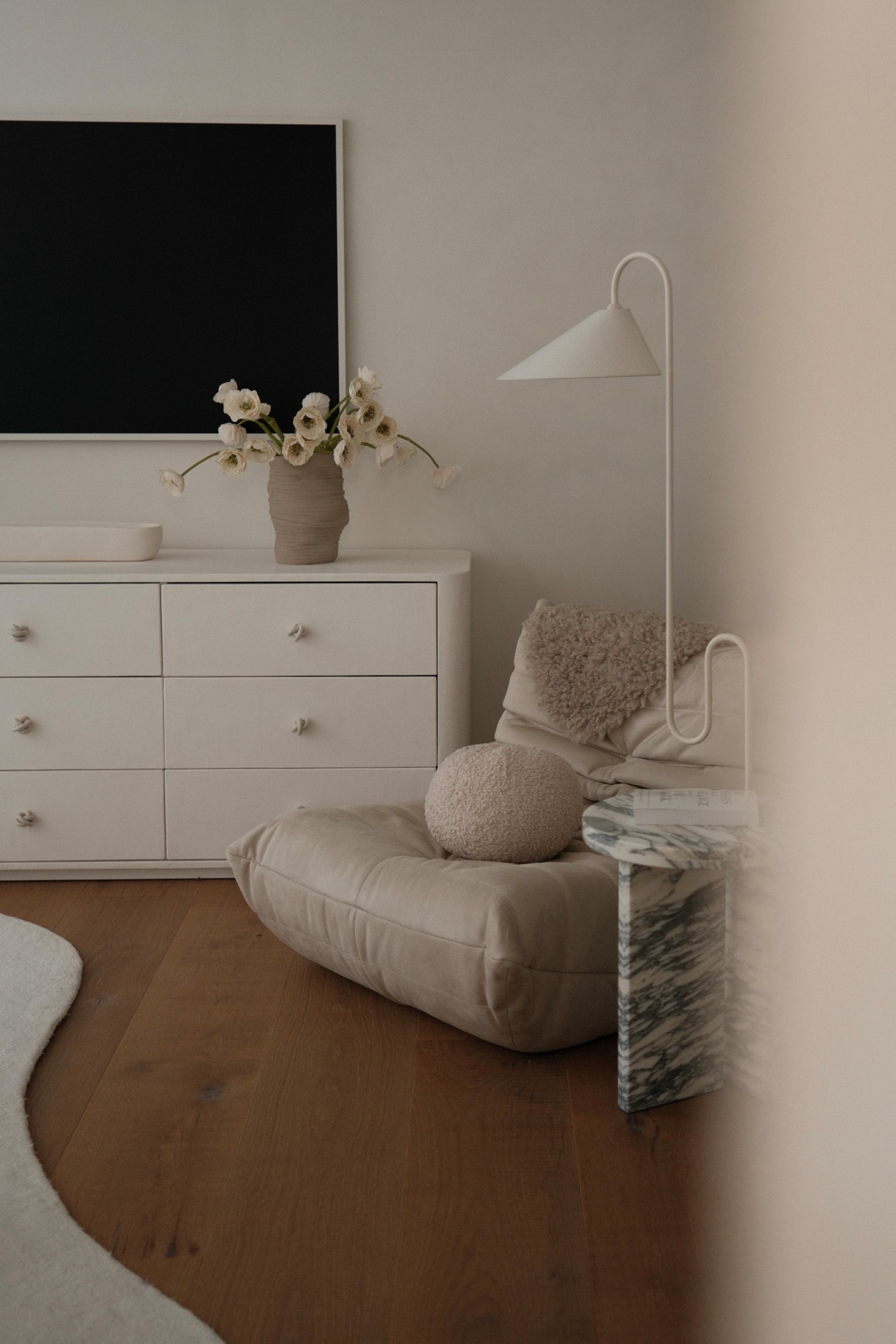 organic modern interiors 🤍

Organic Modern Home Decor | Neutral Interior Design | Neutral Interiors | Neutral Accent Chair | Togo Chair | White Floor Lamp | Marble Table | Organic Modern Design | Layered Textures | 

#LTKStyleTip #LTKHome #LTKSaleAlert