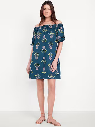 Floral Mini Swing Dress | Old Navy (US)