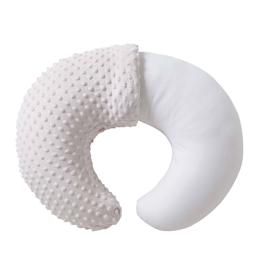 Nursing Pillow and Positioner, Breastfeeding, Bottle Feeding, Baby Sitting Support with Removable... | Amazon (US)