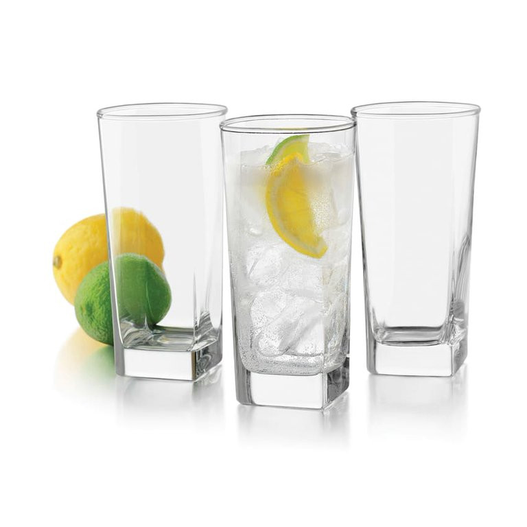 Better Homes & Gardens Hollis Drinking Glasses, 14.4 oz, Set of 8 | Walmart (US)