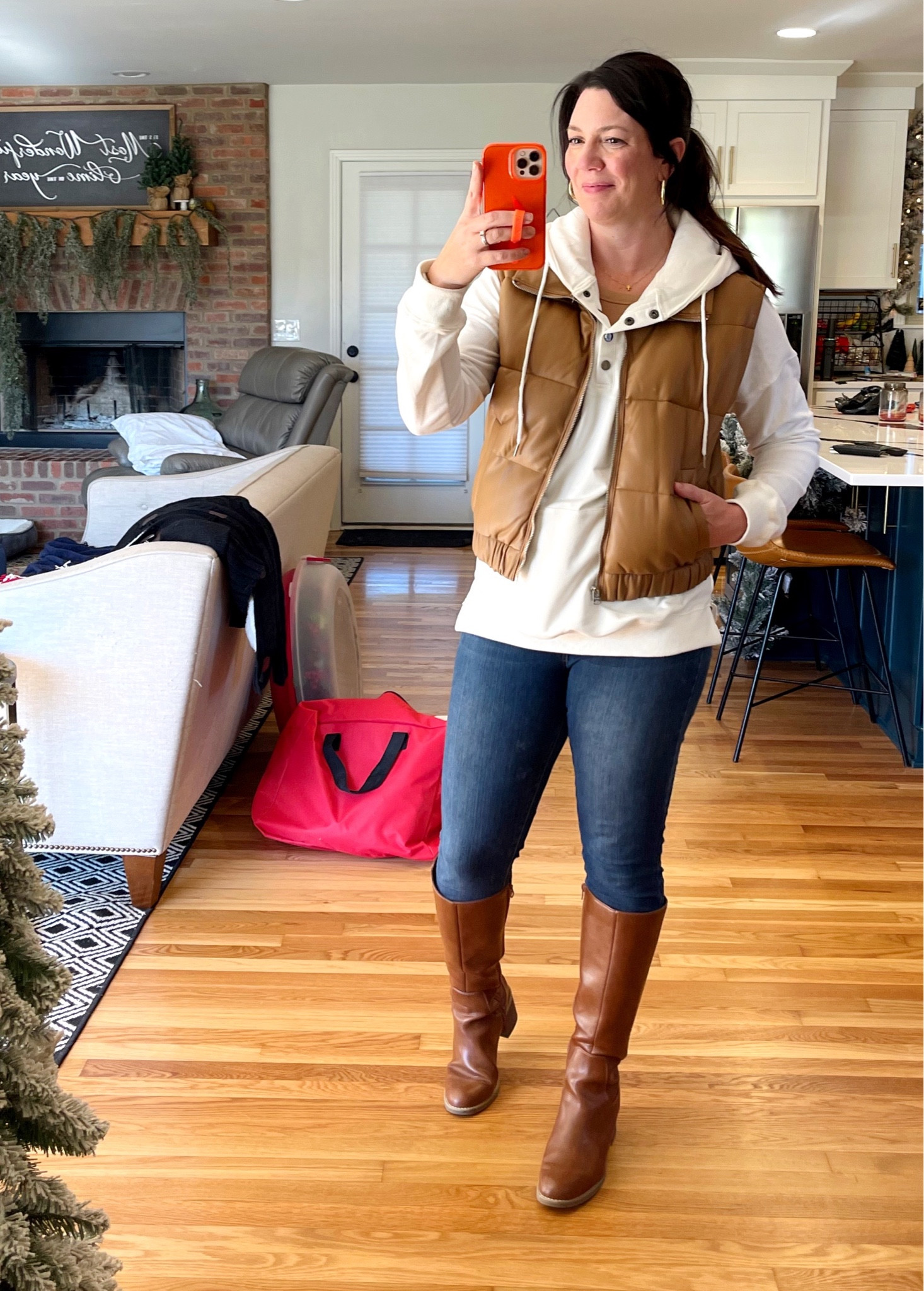 Bought this Abercrombie vest on sale and it is 👌🏼. It is not currently on sale, but add it to your favorites and LTK will notify you if the price drops (Black Friday is coming!) I got it in a M  