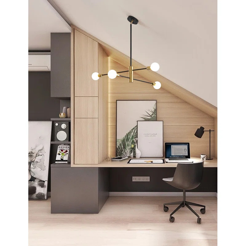 Aethan 4 - Light Sputnik Sphere Chandelier | Wayfair North America