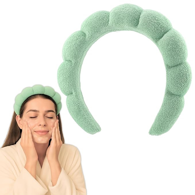 Skincare Headband - Hair band for Washing Face & Makeup Headband for Women - Terry Cloth Hairband... | Amazon (US)