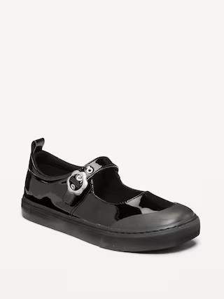 Shiny Faux-Leather Mary-Jane Sneaker for Girls | Old Navy | Old Navy (US)