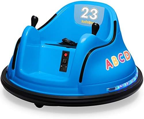 Kidzone 12V 2-Speeds Electric Ride On Bumper Car for Kids & Toddlers 1.5 - 5 Years Old, DIY Stick... | Amazon (US)