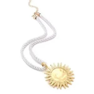 Zara Gold Sun Cord Necklace | Poshmark