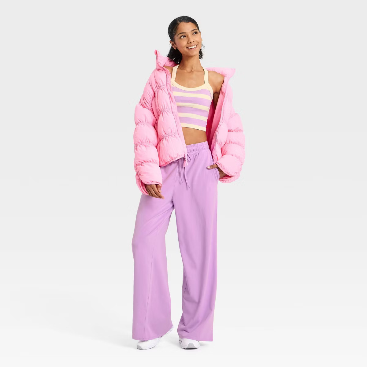 Women's Seamless Cropped Support Tank Top - JoyLab™ | Target