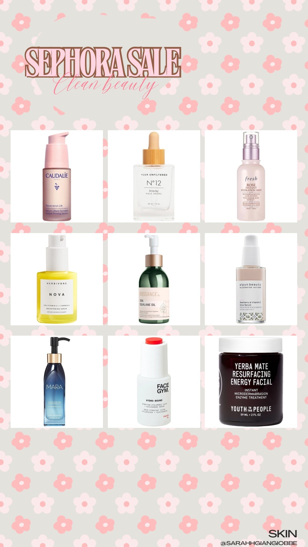 Clean beauty skincare favorites from the Sephora sale!! 

#LTKBeauty #LTKSaleAlert #LTKFindsUnder50