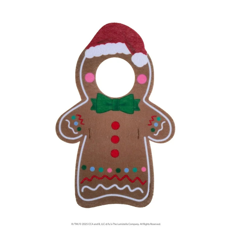 Elf Mates Gingerbread Costume – Holiday Outfit for Scout Elf or Elf Mates Dolls (Wearable Acces... | Walmart (US)