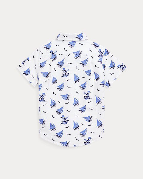 Polo Bear Oxford Short-Sleeve Shirt | Ralph Lauren (UK)