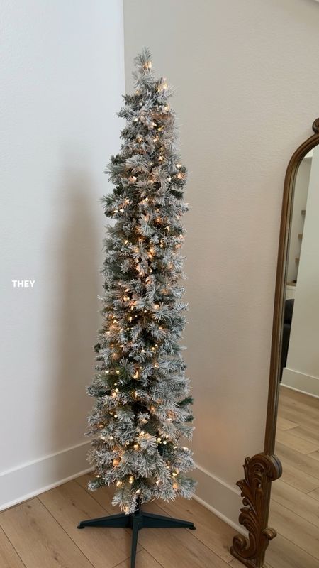 The best flocked pencil tree! 7ft prelit pencil tree from Walmart is the best for the price. It’s perfect for small spaces. #walmartpartner #iywyk #walmartfinds @walmart

#LTKHoliday #LTKVideo #LTKhome