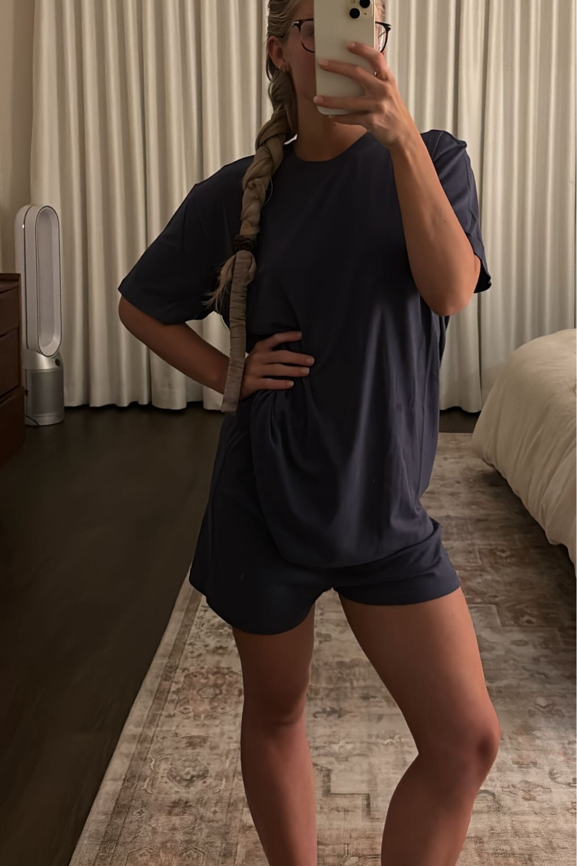 XS shorts 
S top 
Color: sleet 