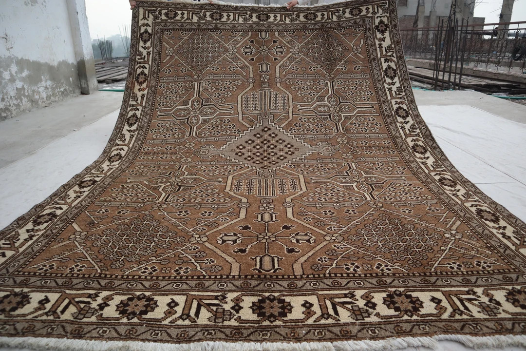 1920s Antique Caucasian Rug 7x10 Ft Collectors Piece Large Vintage Area Rug, Afghan Low Pile Orie... | Etsy (CAD)