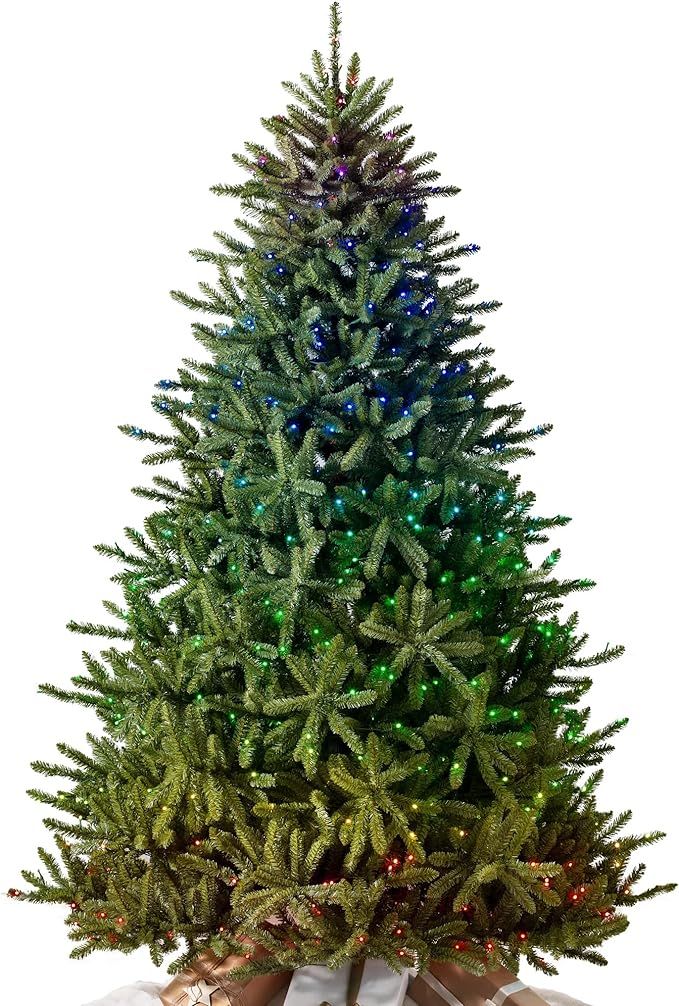 Balsam Hill 7ft Prelit Classic Blue Spruce Artificial Christmas Tree with Customizable Twinkly LE... | Amazon (US)
