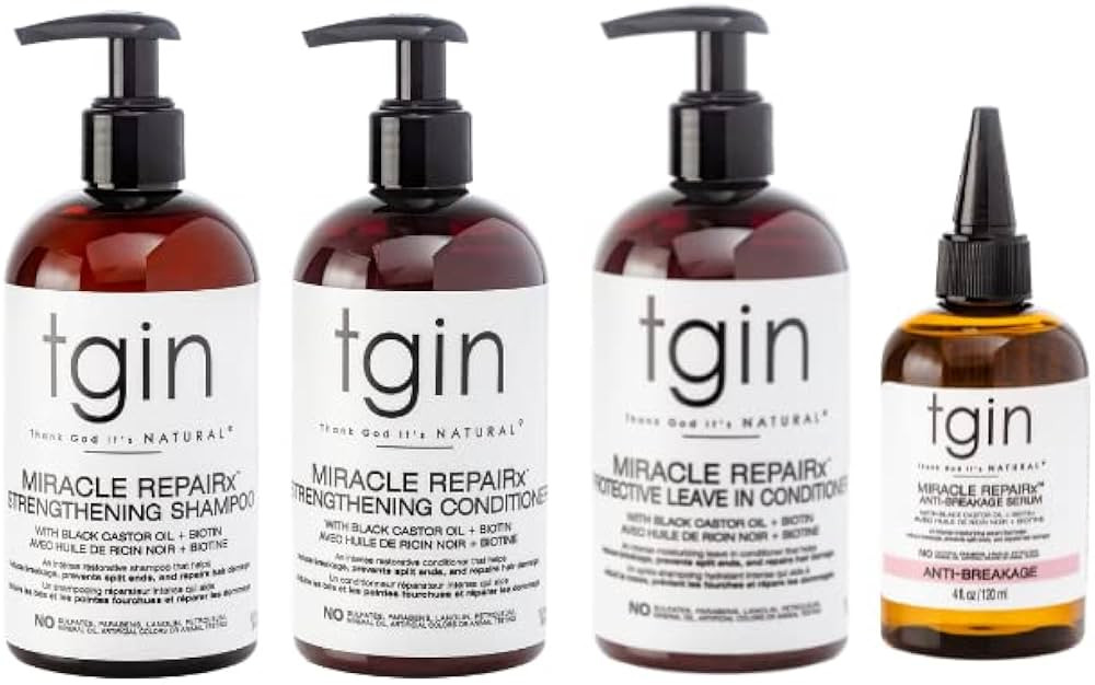 tgin The Growth Package: MRx Strengthening Shampoo and Conditioner, MRx Protective Leave In Condi... | Amazon (US)