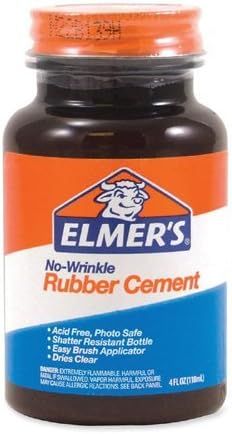 Rubber Cement, Repositionable, 4 oz | Amazon (US)