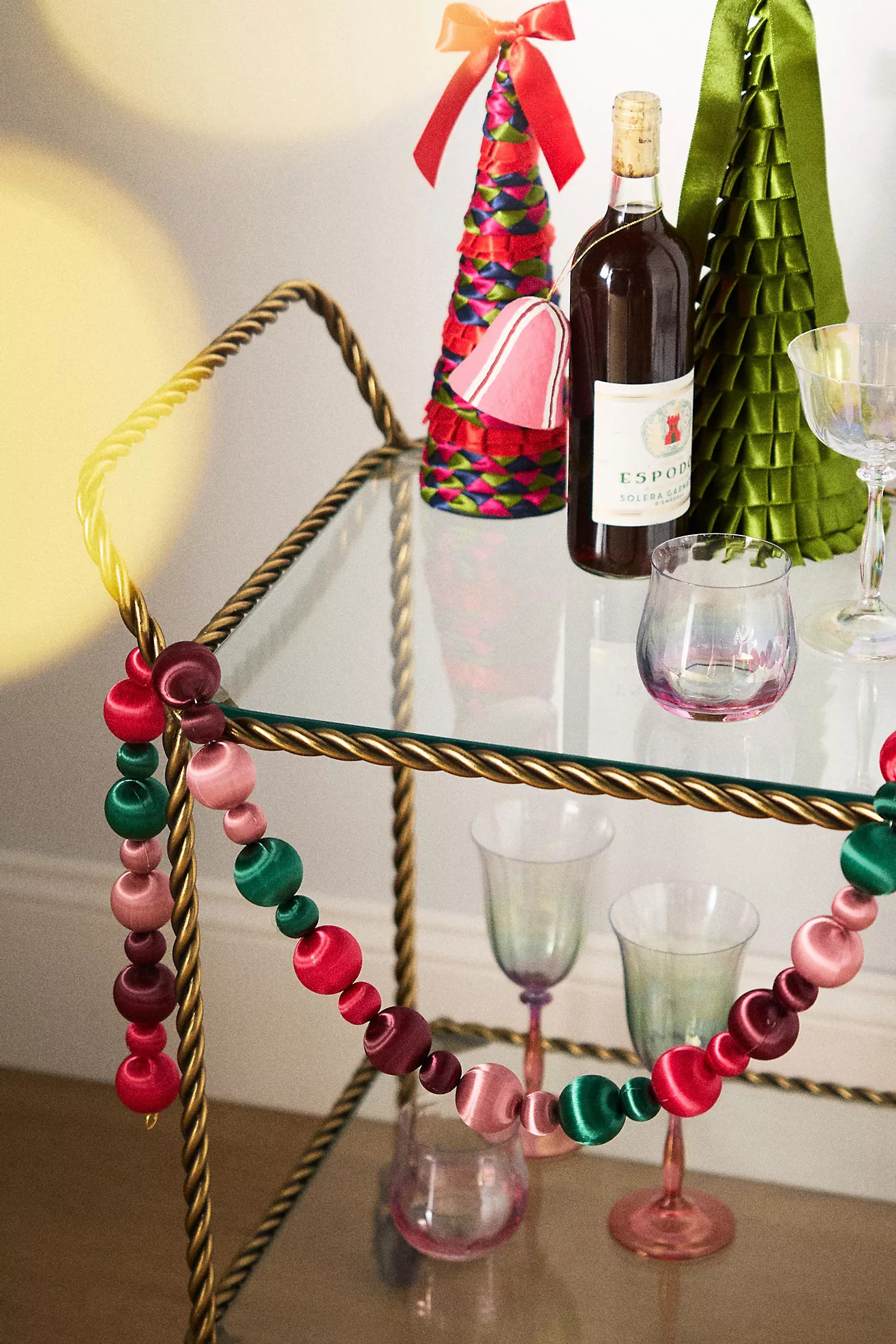 Satin Ball Garland | Anthropologie (US)