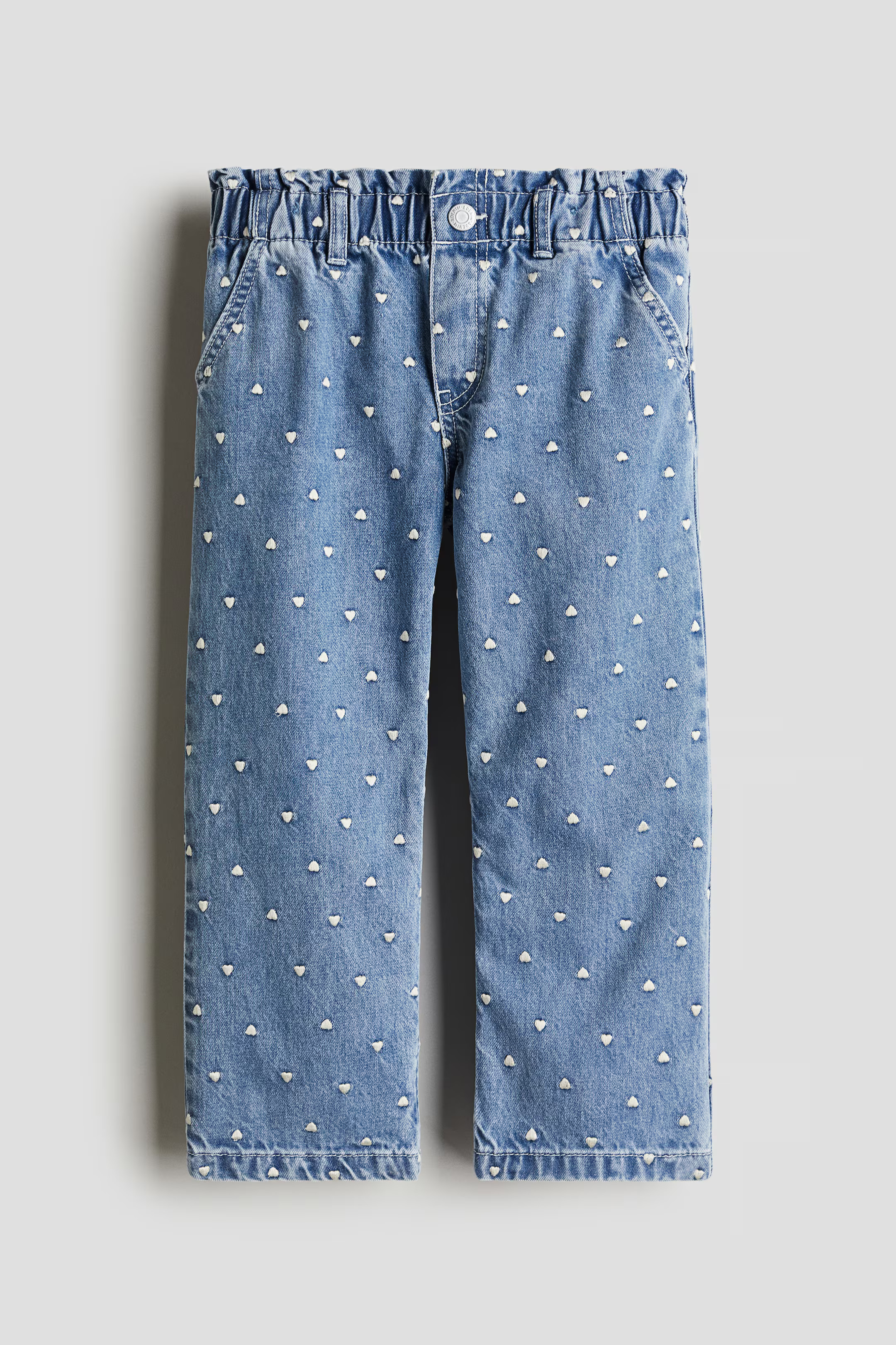 Patterned Wide Leg Jeans | H&M (US + CA)