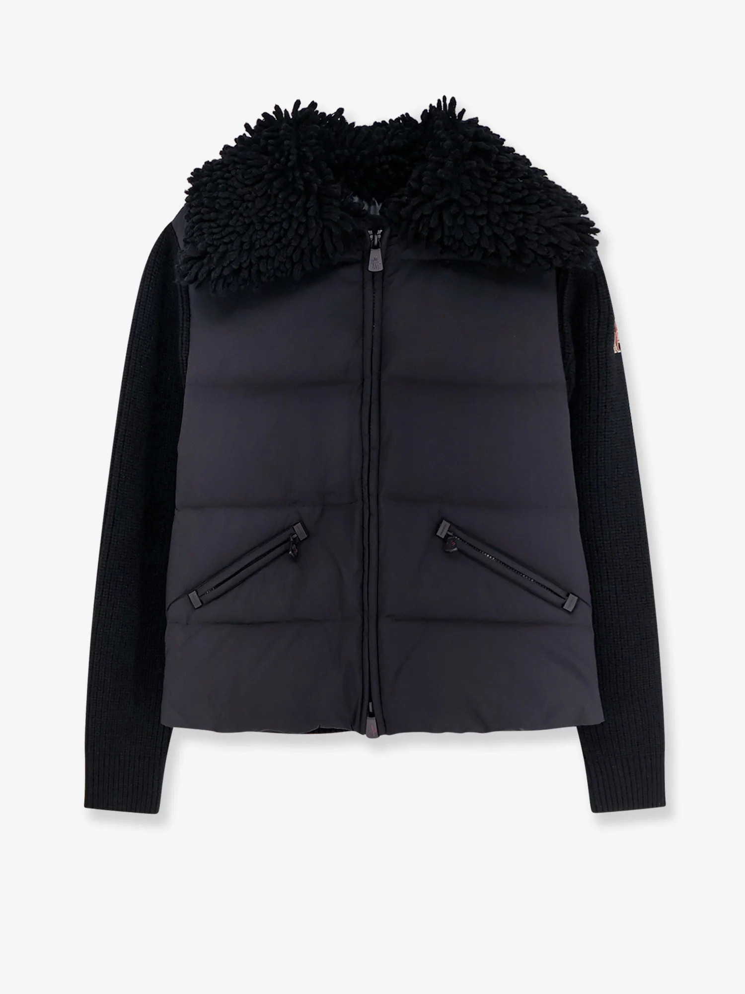 Down Jacket with wool inserts - MONCLER GRENOBLE - gender_Woman | Nugnes 1920