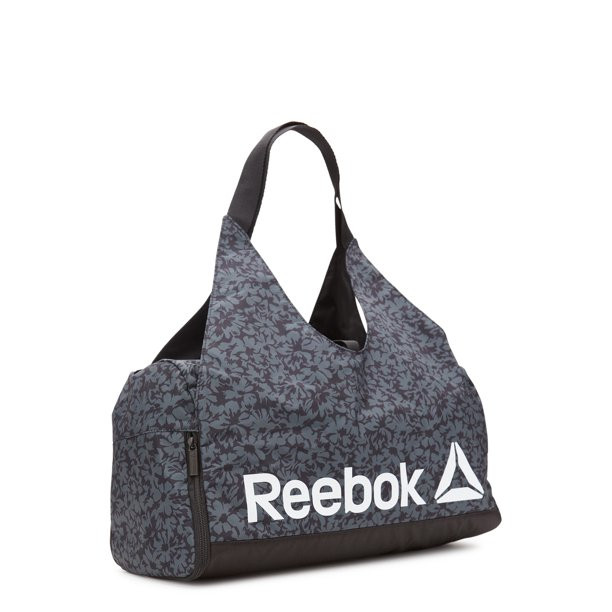 Reebok Women's Lilith Print Duffel Tote Handbag Black | Walmart (US)