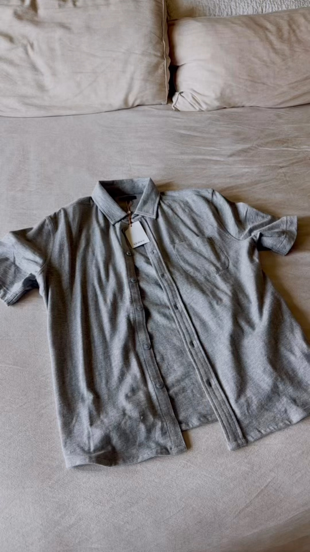 Building a great wardrobe for him starts with elevated basics. @onequince  is one of my go-tos—premium quality without the markup. This 100% Organic Cotton Slub Short Sleeve Button Up is soft, breathable, and perfectly textured with an easy, classic fit. Effortless, everyday staple. 🤍 #quincepartner

#LTKMens