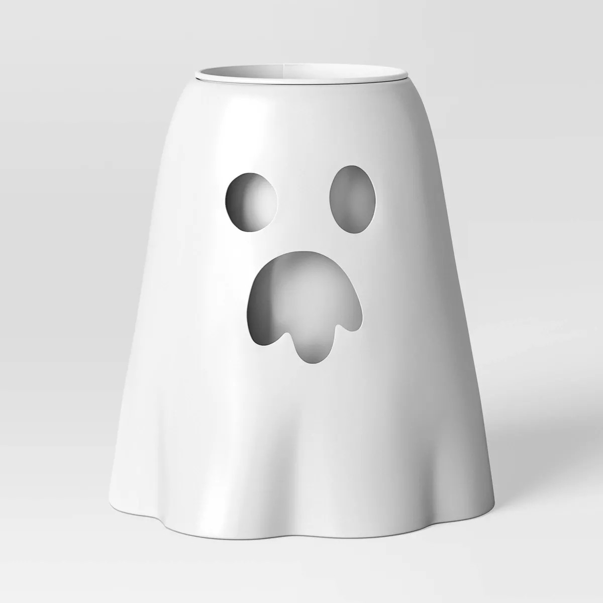 8.25" Small Metal Ghost Planter Halloween Decorative Prop Gray - Hyde and EEK! Boutique™ | Target