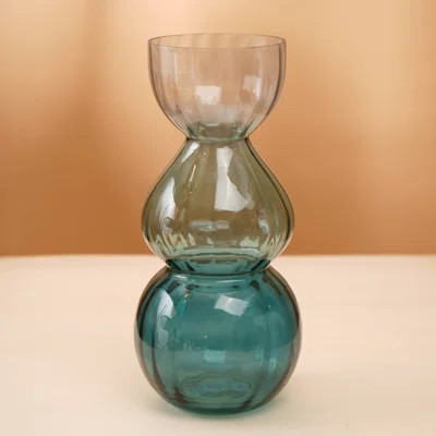 Gleaming Bubble Glass Vase - 6.5" x 14" Elegant Home Decor | Wayfair North America