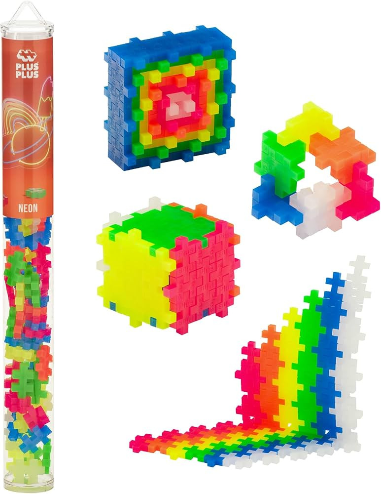 Plus Plus 70 Piece Interlocking Building Blocks for Kids, Open Ended Connecting Toys, Stem Bin Cl... | Amazon (US)