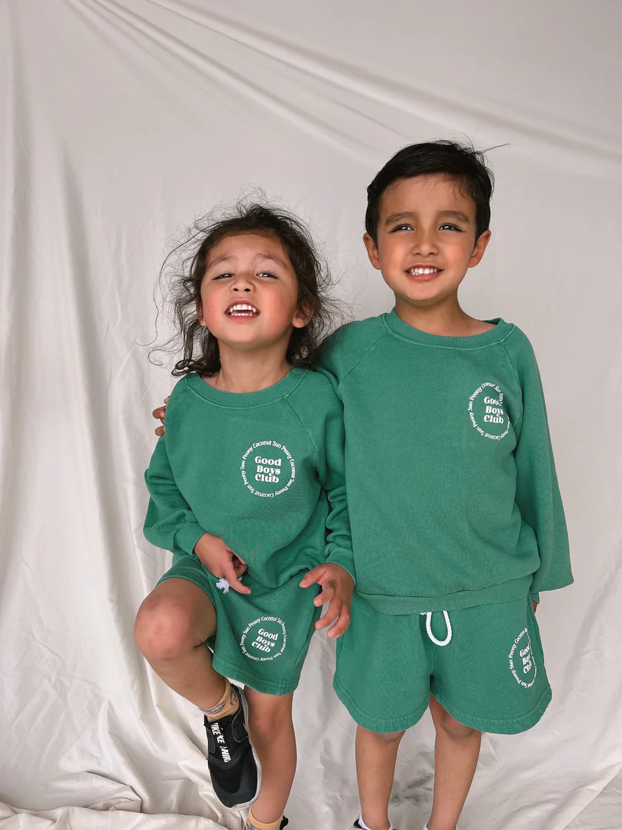 FOREST GOOD BOYS CLUB SWEATSHIRT | Sun Peony Coconut