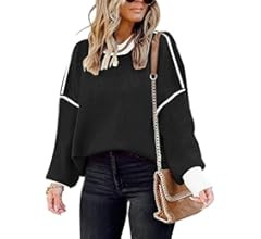 Amazon Sweaters For Women Fall 2023 Trendy Crewneck Batwing Long Sleeve Pullover, Amazon Fashion  | Amazon (US)