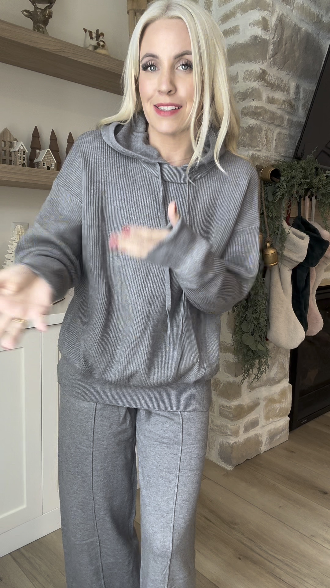 What I love about this is you can wear the top with anything! The sweater hoodies are trending right now and I can see why! I’m wearing a size M

#LTKHoliday #LTKSeasonal #LTKStyleTip