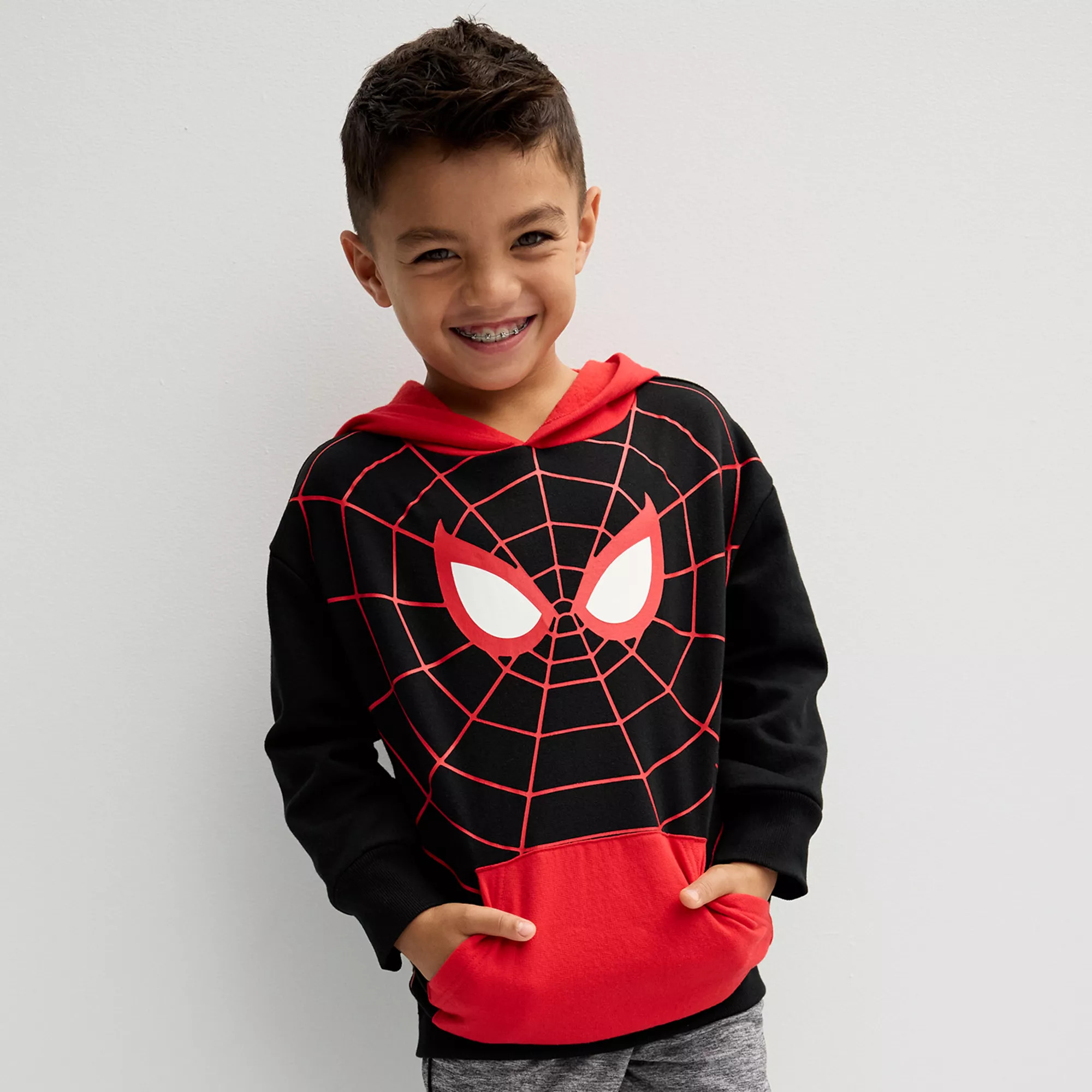 Boys 4-12 Jumping Beans® Marvel Spider-Man Active Fleece Hoodie | Kohl's