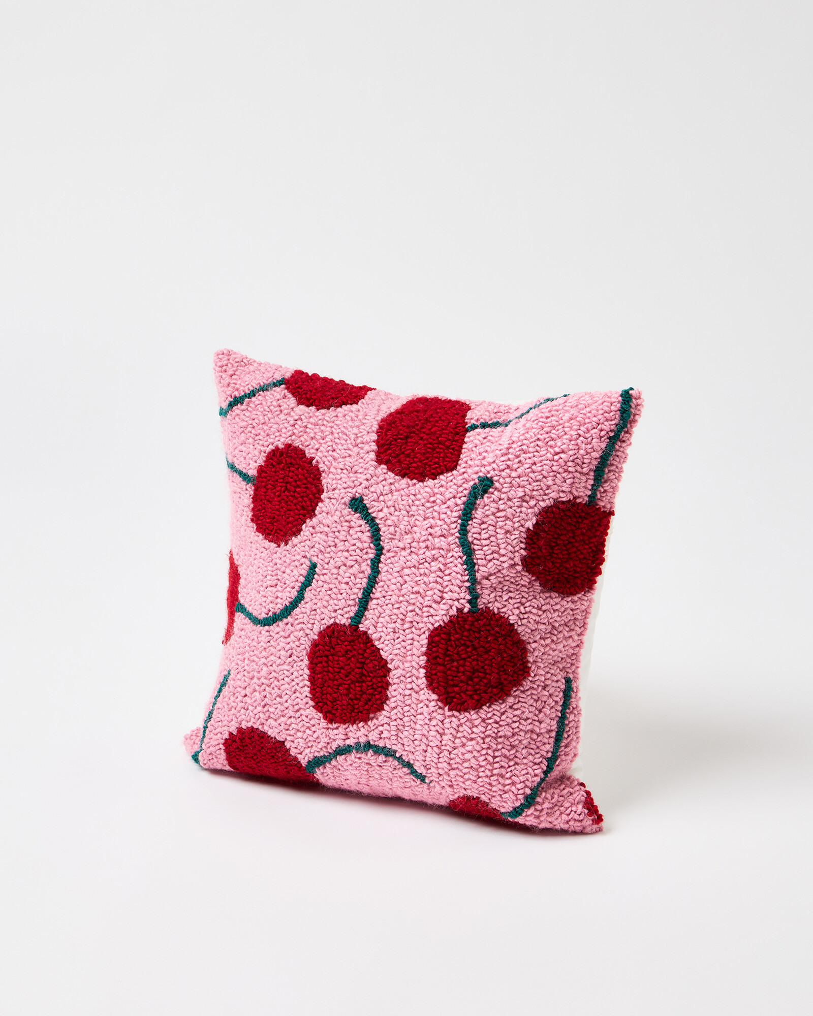 Pink Tufted Cherry Cushion Cover | Oliver Bonas | Oliver Bonas (Global)