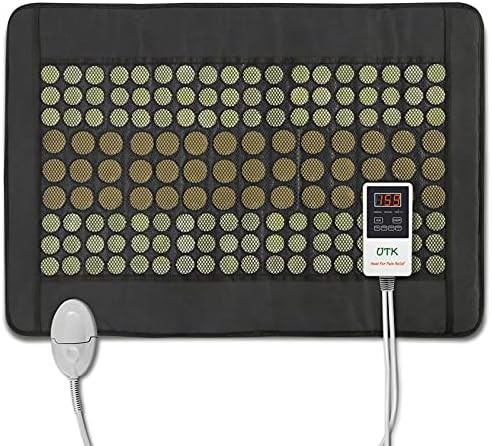 UTK Far Infrared Natural Jade and Tourmaline Heating Pad for Back Pain and Cramps Relief, Small Pro  | Amazon (US)