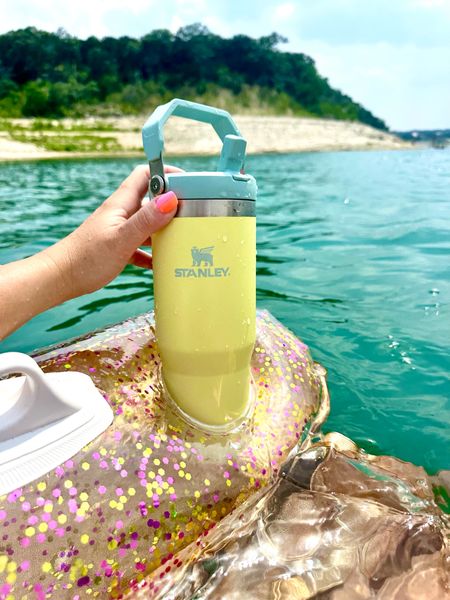 The Stanley 30oz Iceflow is perfect for floating in the lake or river this summer because of the closing spill proof straw and carry handle! You can even tie it to your tube! @stanley_brand #stanleypartner 

Floating the river, lake day, boating, vacation must haves, family vacation, summer must haves 

#LTKSwim #LTKSeasonal #LTKTravel