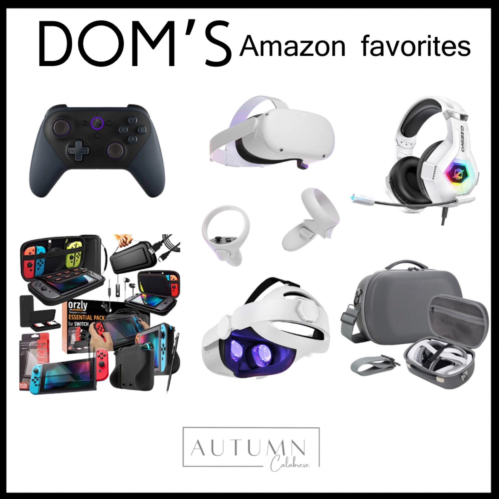Dom’s gaming faves!! 

Who is grabbing these for your gamer for the holidays?

#LTKHolidaySale #LTKGiftGuide #LTKxPrime