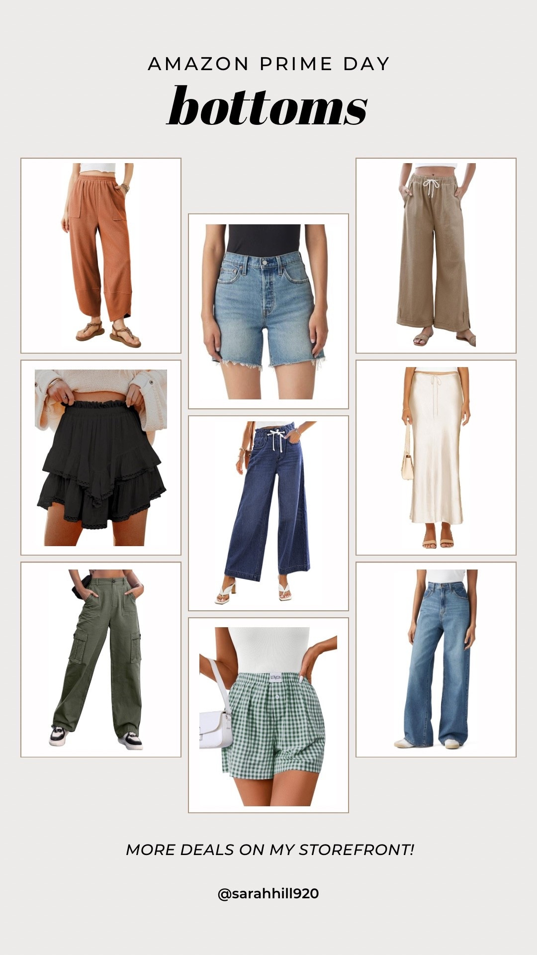Women’s bottoms on sale for Amazon Prime Day!

Maxi skirt, shorts, denim, boxer shorts, cute casual outfit 

#LTKSaleAlert #LTKStyleTip