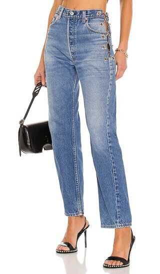 Vintage Chain Boyfriend in Vintage Blue | Revolve Clothing (Global)