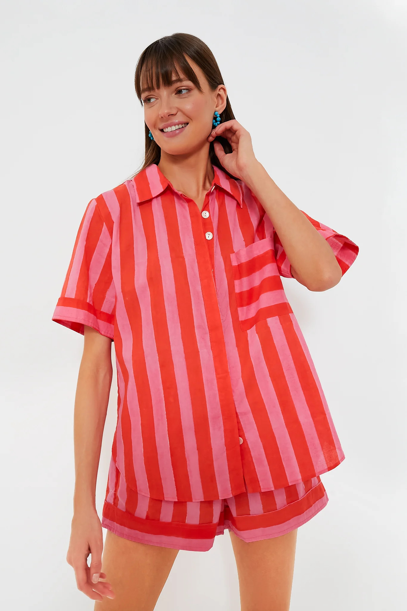 Bubblegum Stripe Cally Set | Tuckernuck (US)
