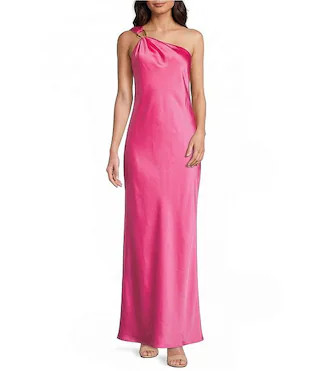 Caroline Assymetrical Sleeveless Dress | Dillard's
