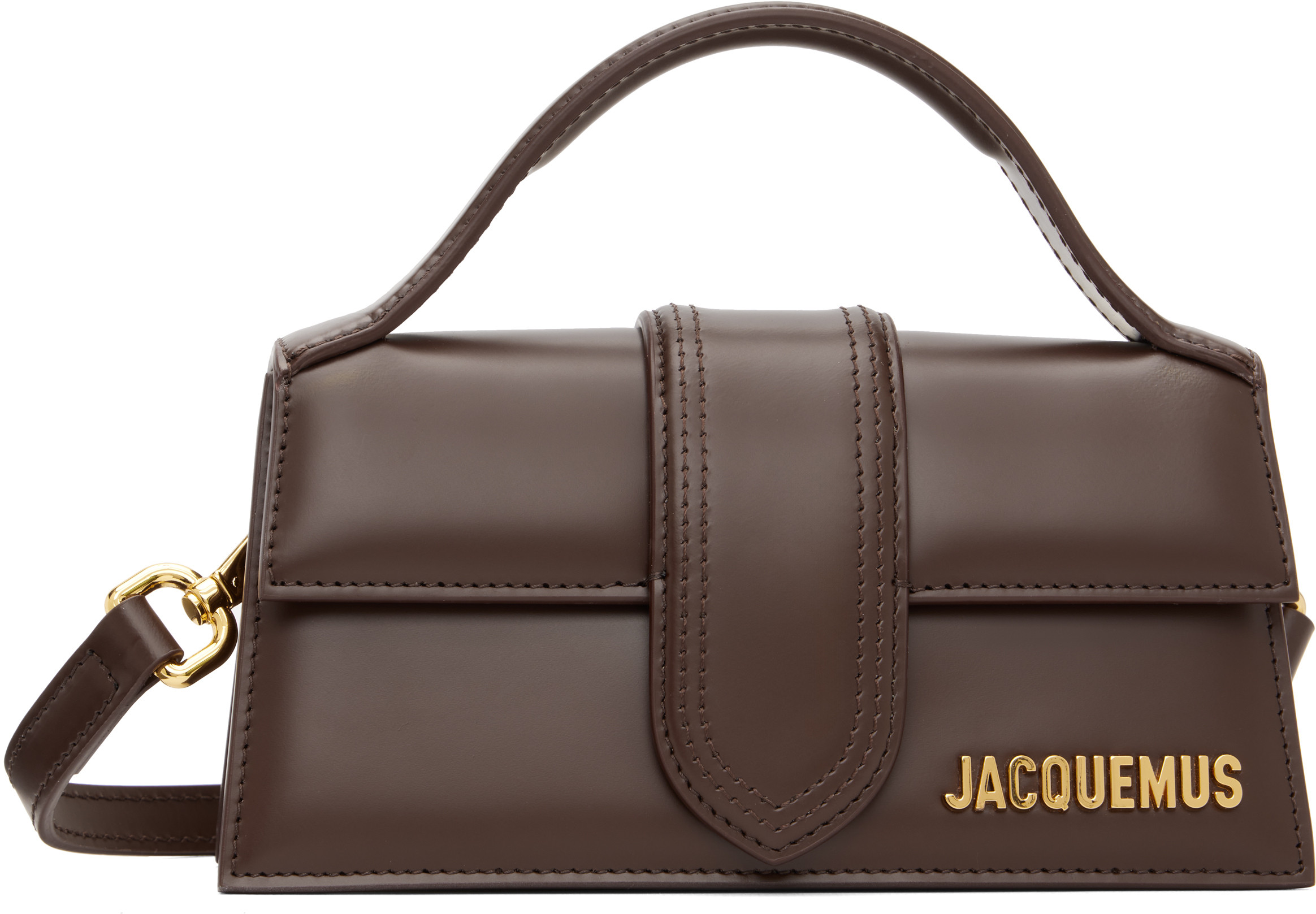 JACQUEMUS Brown 'The Bambino' Bag | SSENSE