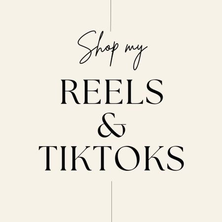 Shop my February Reel & TikToks!