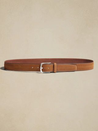 Cinza Nubuck Leather Belt | Banana Republic (US)