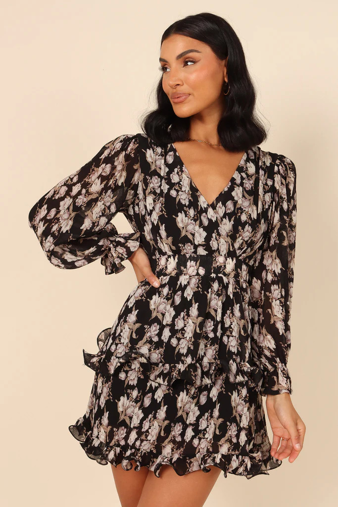 Adeline Mini Dress - Black | Petal & Pup (US)