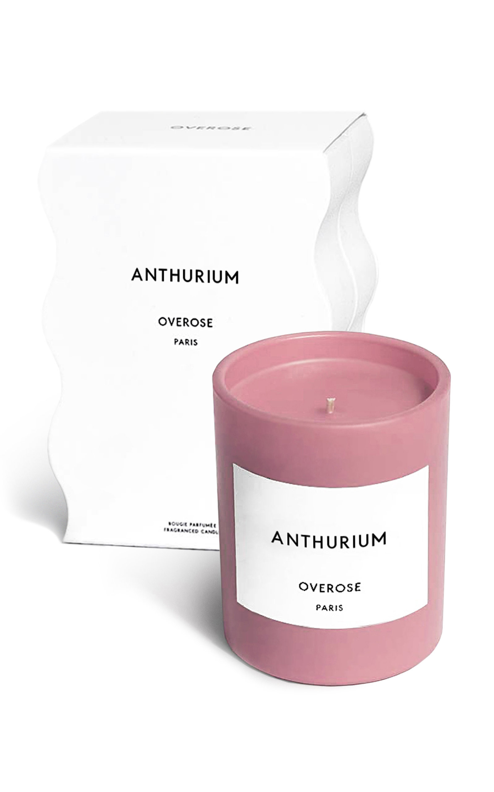 Overose Pink-Anthurium Scented Candle, 220g | Moda Operandi Global